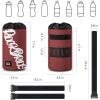 image:imageROCKBROS Bike Water Bottle Holder Handlebar Bike Feedbag with Quick Access Universal Compatible with Road Bike MTB EBike Cruiser Scooter Wheelchair Bottle CagesBrickred