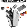 image:imageROCKBROS Electric Scooter Bag Bike Handlebar Bag with External Water Bottle Holder Proprietary Magnetic Snap 15L Storage Bag for Electric Scooters Ebike and Folding Bicycles BlackWhite