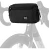image:imageROCKBROS Bike Handlebar Bag 21L Large Capacity Bike Front Bag Quick Release Handlebar Bags for Bicycles Scooters Multifunctional Shoulder Waist BagBlack