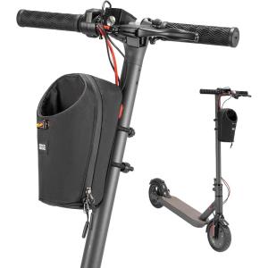 image:imageROCKBROS Electric Scooter Bag Bike Handlebar Bag with External Water Bottle Holder Proprietary Magnetic Snap 15L Storage Bag for Electric Scooters Ebike and Folding Bicycles BlackBlack