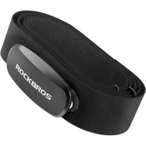 image:imageROCKBROS HRM812 Heart Rate Monitor Chest Strap  ANT  Bluetooth IP67 Waterproof 800H Battery Life Wide Compatibility