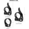 image:imageROCKBROS Bike Seat Post Clamp 318349mm Aluminum Tube Quick Release for 272286mm304318mm Mountain Road Seat Tube ClipQuick Release 318mm