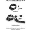 image:imageROCKBROS Bike Seat Post Clamp 318349mm Aluminum Tube Quick Release for 272286mm304318mm Mountain Road Seat Tube ClipQuick Release 349mm