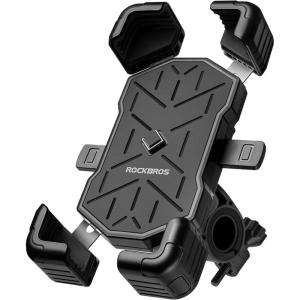 image:imageROCKBROS Bike Phone Holder Mount for 4571 Phones Quick Release Handlebar Clamp 360 Rotatable Motorcycle MountBlack