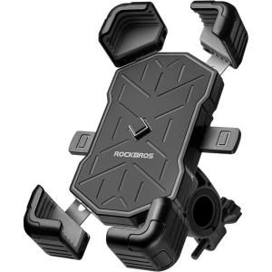 image:imageROCKBROS Bike Phone Holder Mount for 4571 Phones Quick Release Handlebar Clamp 360 Rotatable Motorcycle MountGrey