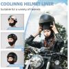 image:imageROCKBROS Cooling Ice Silk Mask Skull Cap Helmet Liner Balaclava Mask UV Protection Under Helmet Liner Black