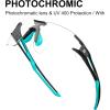 image:imageROCKBROS Cycling Sunglasses Photochromic Bike Glasses for Men Women Sports Goggles UV ProtectionBlack Green