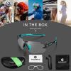 image:imageROCKBROS Cycling Sunglasses Photochromic Bike Glasses for Men Women Sports Goggles UV ProtectionBlack Green