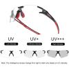 image:imageROCKBROS Cycling Sunglasses Photochromic Bike Glasses for Men Women Sports Goggles UV ProtectionBlack Red