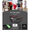 image:imageROCKBROS Cycling Sunglasses Photochromic Bike Glasses for Men Women Sports Goggles UV ProtectionBlack Red