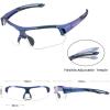 image:imageROCKBROS Cycling Sunglasses Photochromic Bike Glasses for Men Women Sports Goggles UV ProtectionPurple Blue