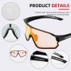 image:imageROCKBROS Photochromic Sunglasses for Men Cycling Sunglasses Sports Bike GlassesBlack
