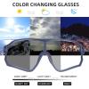 image:imageROCKBROS Photochromic Sunglasses for Men Cycling Sunglasses Sports Bike GlassesBlack Red