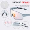 image:imageROCKBROS Photochromic Sunglasses for Men Cycling Sunglasses Sports Bike GlassesMatte Black