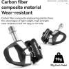 image:imageROCKBROS SPDSL Compatible Road Bike PedalsOnly 90g Ultralight Clipless Pedals 180gpair with Carbon Fiber Composite 916 Titanium Spindle amp Sealed Bearings for Smooth Efficient Power Transfer