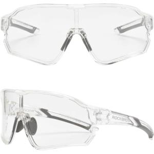 image:imageROCKBROS Photochromic Sunglasses for Men Cycling Sunglasses Sports Bike GlassesTransparent
