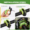image:imageROCKBROS Bike Bell Aluminum Alloy Bicycle Bell Mountain Bike Bells for Kids Adults with Loud Sound and Fit for 0871in22254mm Bicycle HandlebarsDinosaur Style