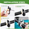 image:imageROCKBROS Bike Bell Aluminum Alloy Bicycle Bell Mountain Bike Bells for Kids Adults with Loud Sound and Fit for 0871in22254mm Bicycle HandlebarsRabbit Style