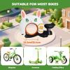 image:imageROCKBROS Bike Bell Aluminum Alloy Bicycle Bell Mountain Bike Bells for Kids Adults with Loud Sound and Fit for 0871in22254mm Bicycle HandlebarsRabbit Style