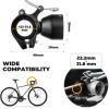 image:imageROCKBROS Classic Bike Bell Bicycle Bell for Road amp Mountain Bikes with Loud Sound and Fit for 087125in22318mm Bicycle Handlebars for Adults KidsBlack