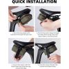 image:imageROCKBROS Bike Saddle Bag 04L Waterproof Ultra Small Bike Bag4 x 34 x 2 Waterproof Zipper Bicycle Storage Bag Under Seat Easy Attachment for Road Cycling BlueBlue