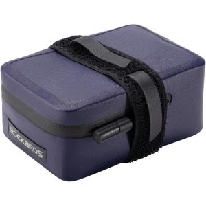 image:imageROCKBROS Bike Saddle Bag 04L Waterproof Ultra Small Bike Bag4 x 34 x 2 Waterproof Zipper Bicycle Storage Bag Under Seat Easy Attachment for Road Cycling BlueBlue