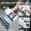 image:imageROCKBROS Bike Water Bottle Holder with Strap Magnetic Water Bottle Holder for Bike Bike Cup Holder for Road Mountain Folding Bike Ebike amp ScooterBlack