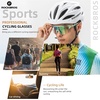 image:imageROCKBROS Cycling Glasses Colourchanging UV Protection Against Wind and Sand Sports Glasses for Men Women Cycling GogglesGreen