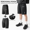 image:imageROCKBROS Padded Bike Shorts for Men 2 in 1 Detachable Cycling Shorts Men Biking Shorts with 4D Padding for MTB Mountain