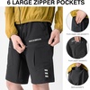 image:imageROCKBROS Padded Bike Shorts for Men 2 in 1 Detachable Cycling Shorts Men Biking Shorts with 4D Padding for MTB Mountain