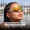 image:imageROCKBROS Photochromic Cycling Glasses for Men Women 24g Unique Temples amp Raised Frame UV400 Bike GlassesMatte Nude
