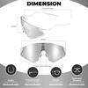 image:imageROCKBROS Photochromic Cycling Glasses for Men Women 24g Unique Temples amp Raised Frame UV400 Bike GlassesMatte White