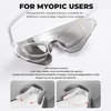 image:imageROCKBROS Photochromic Cycling Glasses for Men Women 24g Unique Temples amp Raised Frame UV400 Bike GlassesMatte White