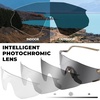 image:imageROCKBROS Photochromic Cycling Glasses for Men Women 24g Unique Temples amp Raised Frame UV400 Bike GlassesTransparent Green