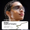 image:imageROCKBROS Photochromic Cycling Glasses for Men Women 24g Unique Temples amp Raised Frame UV400 Bike GlassesTransparent Green