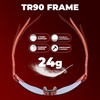 image:imageROCKBROS Photochromic Safety Glasses Transition Cycling Glasses for Men Women Sports Sunglasses for Running PickleballBlack Red Photochromic Lens  Transparent Red Frame