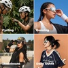 image:imageROCKBROS Photochromic Safety Glasses Transition Cycling Glasses for Men Women Sports Sunglasses for Running PickleballBlack Red Photochromic Lens  Transparent Red Frame
