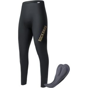image:imageROCKBROS Cycling Pants for Men Bike Pants with Italian Padding for Outdoor Riding Road Mountain Bicycle BreathableBlack  Italian Dolomiti Padding