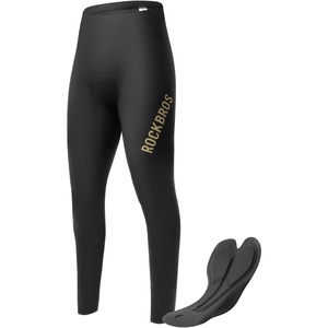image:imageROCKBROS Cycling Pants for Men Bike Pants with Italian Padding for Outdoor Riding Road Mountain Bicycle BreathableBlack  Italian Elastic Interface Padding