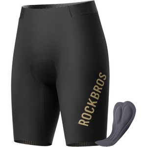 image:imageROCKBROS Mens Bike Shorts with Padded Cycling Road Biking Riding Breathable Shorts Tight for MenBlack