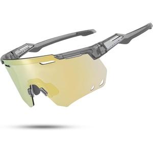 image:imageROCKBROS Photochromic Cycling Glasses Antifog Photochromic Sunglasses UV Protection Mountain Bike GlassesTransparent Gray