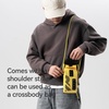 image:imageROCKBROS Bike Handlebar Bag Waterproof Stem Bag with Magnetic Closure 13 L Capacity for Cycling Snacks and Phone Convertible Shoulder Pack for Road Mountain Folding Bikes Yellow