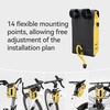 image:imageROCKBROS Bike Handlebar Bag Waterproof Stem Bag with Magnetic Closure 13 L Capacity for Cycling Snacks and Phone Convertible Shoulder Pack for Road Mountain Folding Bikes Yellow
