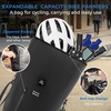 image:imageROCKBROS Bike Panniers 20L Waterproof Roll Up Bike Rack Bag Adjustable Quick Release BucklesReflective for Road Mountain Cycling Traveling CommutingBlack2