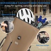 image:imageROCKBROS Bike Panniers 20L Waterproof Roll Up Bike Rack Bag Adjustable Quick Release BucklesReflective for Road Mountain Cycling Traveling CommutingCamel Brown Reflective2