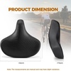image:imageROCKBROS Bike Seat Cushion Bicycle Wide Saddle Replacement with NonSlip Matte Surface Oversized Comfortable Saddle for Peloton Bikes Exercise Bikes Electric Bikes Cruiser Bikes No ClampsTools