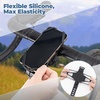 image:imageROCKBROS Bike Stem Phone Mount AntiVibration Silicone Phone Holder for Bike Stem Secure Cell Phone Mount for Mountain amp Road Bike 47 Inch No Shake Sturdy Bicycle Stem Phone Holder