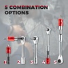 image:imageROCKBROS Bike Tool Kits 14 in 1 MultiFunction Bike Repair Kits Portable Foldable Bike accessories Reversible Ratchet Wrench with 10 Bits 2 Tire Levers