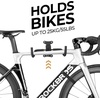 image:imageROCKBROS Horizontal Bike Wall Mount Adjustable Wall Bike Mount Hanger with 55lb Capacity Mountain Road Bike Bicycle Rack for Garage