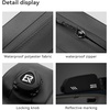 image:imageROCKBROS Top Tube Bike Bag Waterproof Bike Frame Bag Lightweight Buckle Lock Design TPU Material Top Tube Bag Easy Install Cycling Top Tube Front Frame Pack 1L CapacityUpgraded Black
